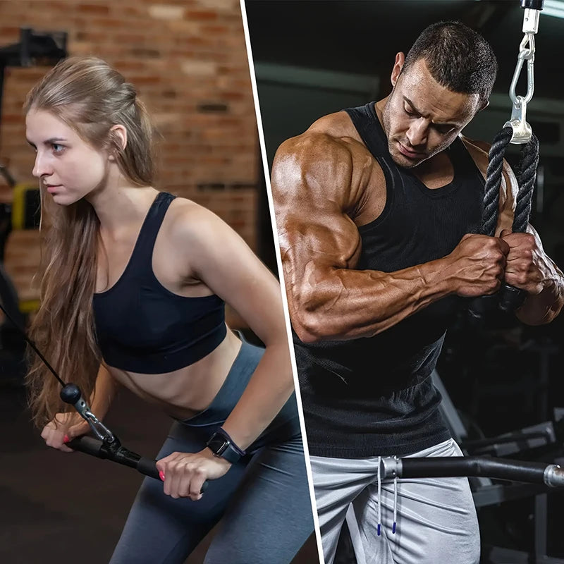 9 Pieces/Set Of Pulley Rope Fitness Equipment, Arm Strength Trainers, Home Exercise Equipment Set, Fitness Accessories