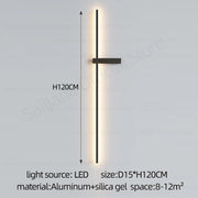 Modern Simple Living Room TV Background Wall Fitting Bedside Lighting In Bedroom Designer Staircase Light Long Indoor Wall Lamp