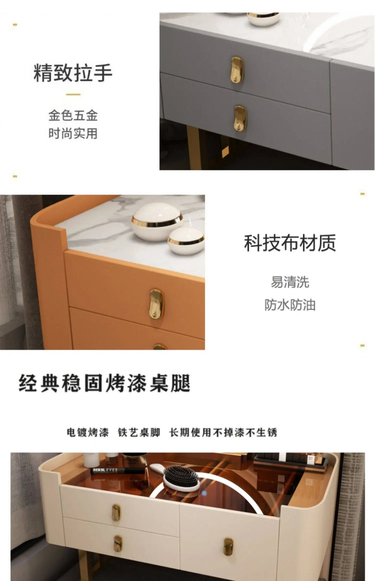 Jewellery Ornaments Dressing Table Design Makeup Storage Shelf Dressing Table Organiser Style Coiffeuse De Chambre Furnitures