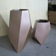 Garden Decoration Flower Pots Galvanized Steel Powder Coated Outdoor Planters Box Manufacturer