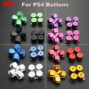 For PS4 SLIM PRO Metal Cross ABXY 3D Analog Thumbstick Aluminum Joystick Universal Cover Buttons For Xbox One S X Controller