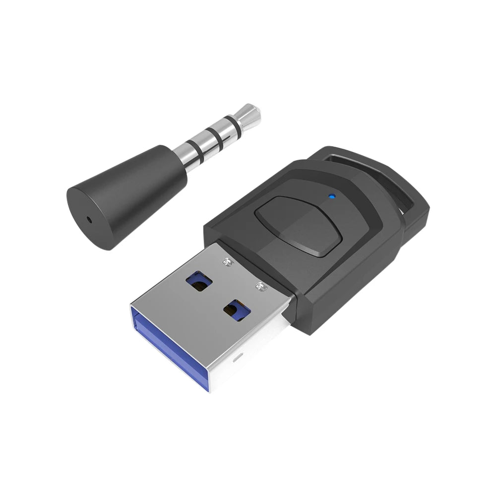 for PS5 PS4 PC Wireless Game Audio Headphone Adapter Headset Bluetooth 5.0 Dongle Audio Receiver Transmitter