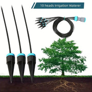 Garden Automatic Watering Device, Gardening lrrigation System, Drip Seepage Device With 10 Dripper Head Kit For Greenhouse