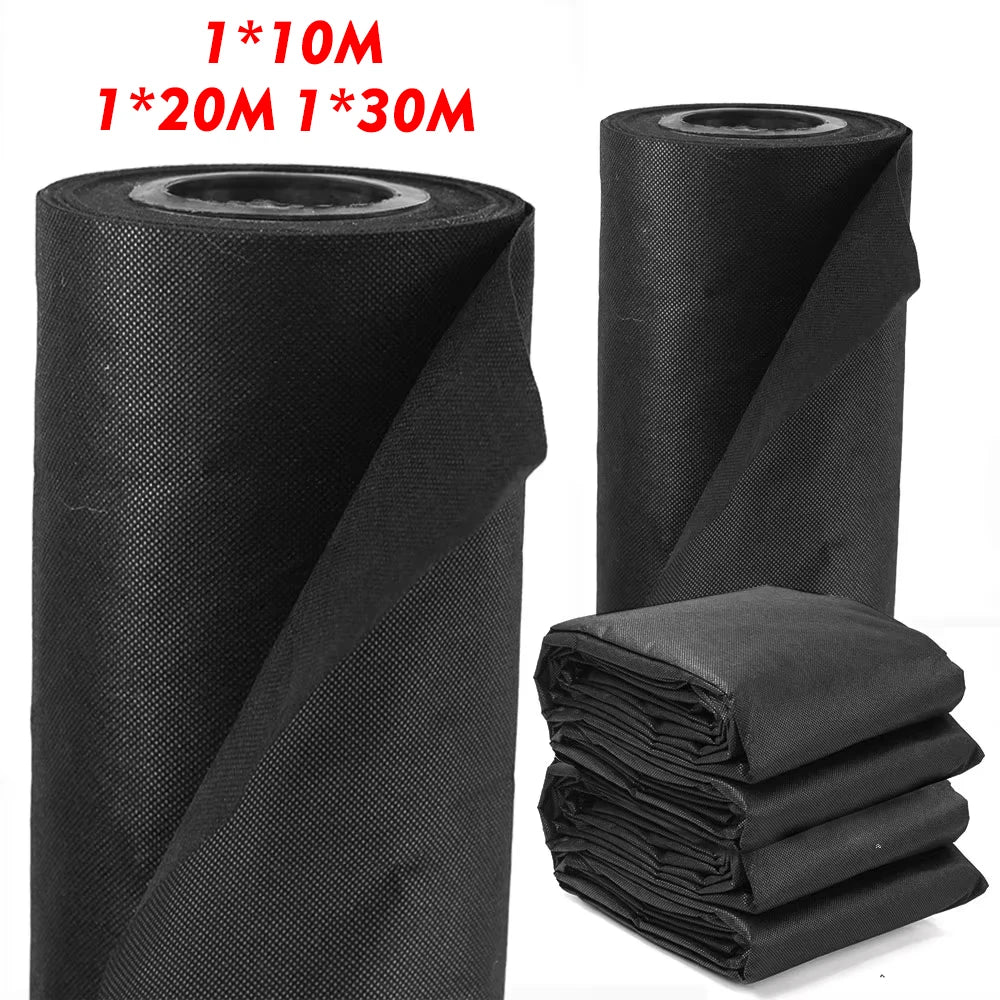 Garden Landscape Fabric Weed Barrier Heavy Duty Driveway Gardening Mat for Agriculture  Degradable Polypropylene Ground Cover