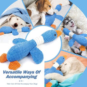 Indestructible Cat Dog Toys for Aggressive Chewers Cats Dogs,Chew Squeak Toy Cats Dogs Interactive Plush Doll Pet Products