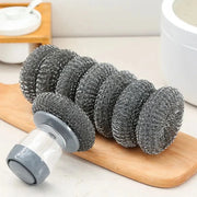 Kitchen Soap Dispensing Dishwashing tool Cleaning Brushes Easy Use Scrubber Wash Clean Tool Soap Dispenser Brush Gadgets