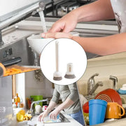 Kitchen Pot Brush for Home Use Long Handle Rotating Dish Washing Scrubber with Liquid Dispenser Easy Clean Pan and Bowl