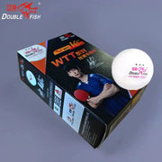 Double Fish WTT 3 Star Table Tennis Ball (WTT Official Ball) Original Double Fish 3-Star Ping Pong Balls ITTF Inproved