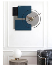 Large Living Room Wall Clock Silent Art Watches Luxury Mural Clocks Walnut Pointer Room Decor Ornaments Modern Wall Decoration