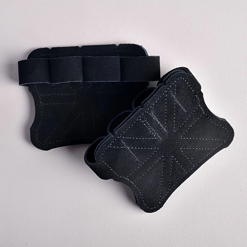 Fitness gloves with anti-slip, wear-resistant grips, and enhanced traction, suitable for gym workouts and weightlifting