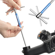 T-Handle Bicycle Hex Key Wrench Set 2-10mm CRV Steel Allen Key Bike Repair Tool for MTB Road Bike Maintenance Kit