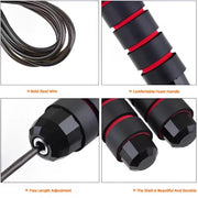 Sports Jump Rope Gym Fitness Home Exercise Professional Skipping Speed Steel Cable Adjustable Student Workout Jumping Ropes