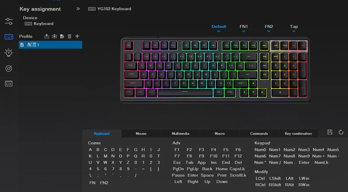 YG102 Mechanical Gaming Keyboard Kit, 102 Keys RGB Backlit Programmable Keyboard, 96% Wireless Computer Keyboard with PC Plate