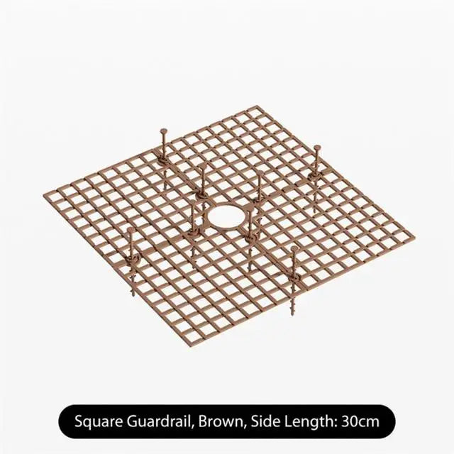 Flower Pot Cover Plant Pot Grid Flower Pot Cover Garden Plant Pot Soil Guard Cover Plant Protector Grid Protection Accessories
