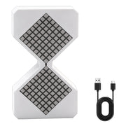 Electronic Gravity LED Sensing Hourglass Timer Home Desktop Decompression Ornament DIY Digital Small Sand Timer For Office Decor