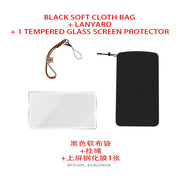 Unique Gaming Accessories Dual Screen Flip Up Handheld Device Protective Case Storage Bag Lanyard Soft Bag for AYN THOR Custom