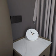 Living Room Silent Wall Clocks Simple Non-Ticking Punch-Free Corner Wall Clock Bedroom Technology Luxury Art Home Decoration