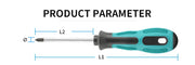 Multipurpose Handle Screwdrivers Set With Magnetic Insulated Security Repair Hand Tools Cross/Straight Type Mini Screw Driver