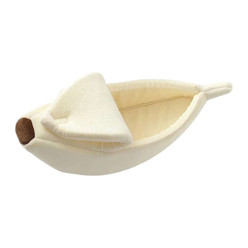 Banana Cat Bed House For Winter Funny Cute Cozy Cat Mat Beds Warm Durable Portable Pet Basket Kennel Dog Cushion Cat Supplies