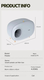 Mochi cat litter box fully enclosed pet supplies cat toilet drawer large cat litter box cat supplies