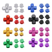 For PS4 SLIM PRO Metal Cross ABXY 3D Analog Thumbstick Aluminum Joystick Universal Cover Buttons For Xbox One S X Controller