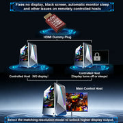 8K HDMI Dummy Plug - New-Generation EDID Emulator, Headless HDMI Dongle, Supports 7680x4320 RGB  for Gaming & Remote Access