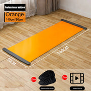 Yoga Practice Mat Pilates Sport Fitness Sliding Mat w/ Anti-Slip Layer Low-Impact Exercise Mat For Balance Training Core Workout
