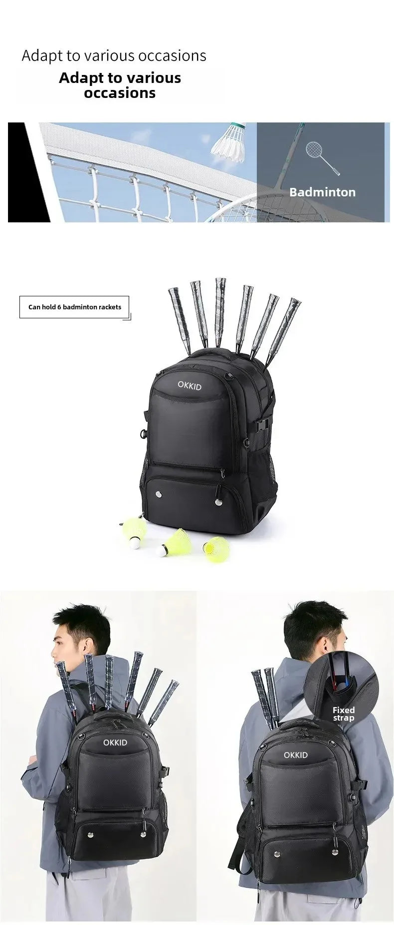 Basketball Backpack Large Sports Equipment Bag with Ball Holder & Shoe Compartment Sport Bags for Soccer, Volleyball,Gym, School