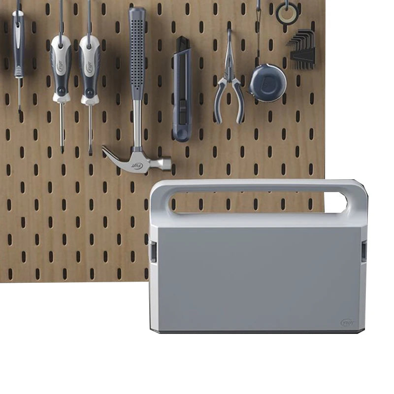 Complete Toolkits Household Multifunctional Organizer Kits Large Hard Case Tools Kit Maintenance Worker Metal Portable Toolkit