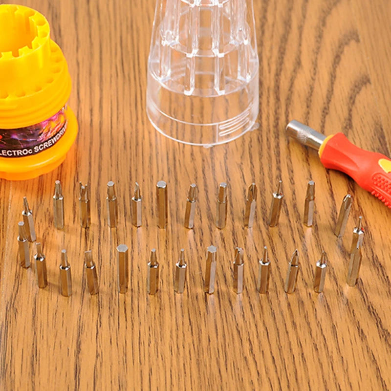 31-in-1 Multifunctional Screwdriver Set Portable Manual Repair Tool Kit Phone iPad Camera Watch Household Combination Tool Set