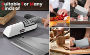 Kitchen Electric Knife Sharpener Multifunctional Automatic Professional 4 Gears Electric Knife Sharpener Kitchen Accessories