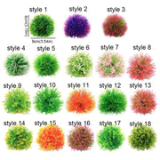 Fish Tank Accessories Simulation Aquatic Plants Ball Plastic Realistic Water Grass Ball 9cm Artificial Water Plants Aquarium