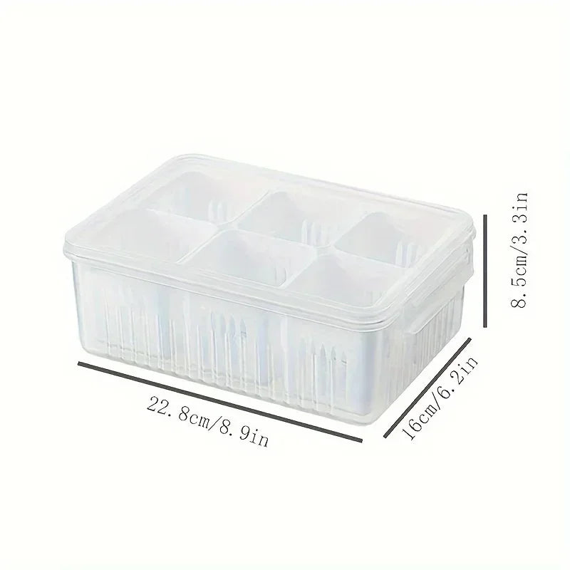 Food Storage Containers with Lids Airtight Refrigerator Food Fresh Box For Onion Garlic And Fruit Kitchen Storage Box