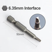 Screwdriver Bit Tool Kit Special-shaped Screwdriver Set 50mm U-shaped Y-Type Triangle Inner Cross Three Points