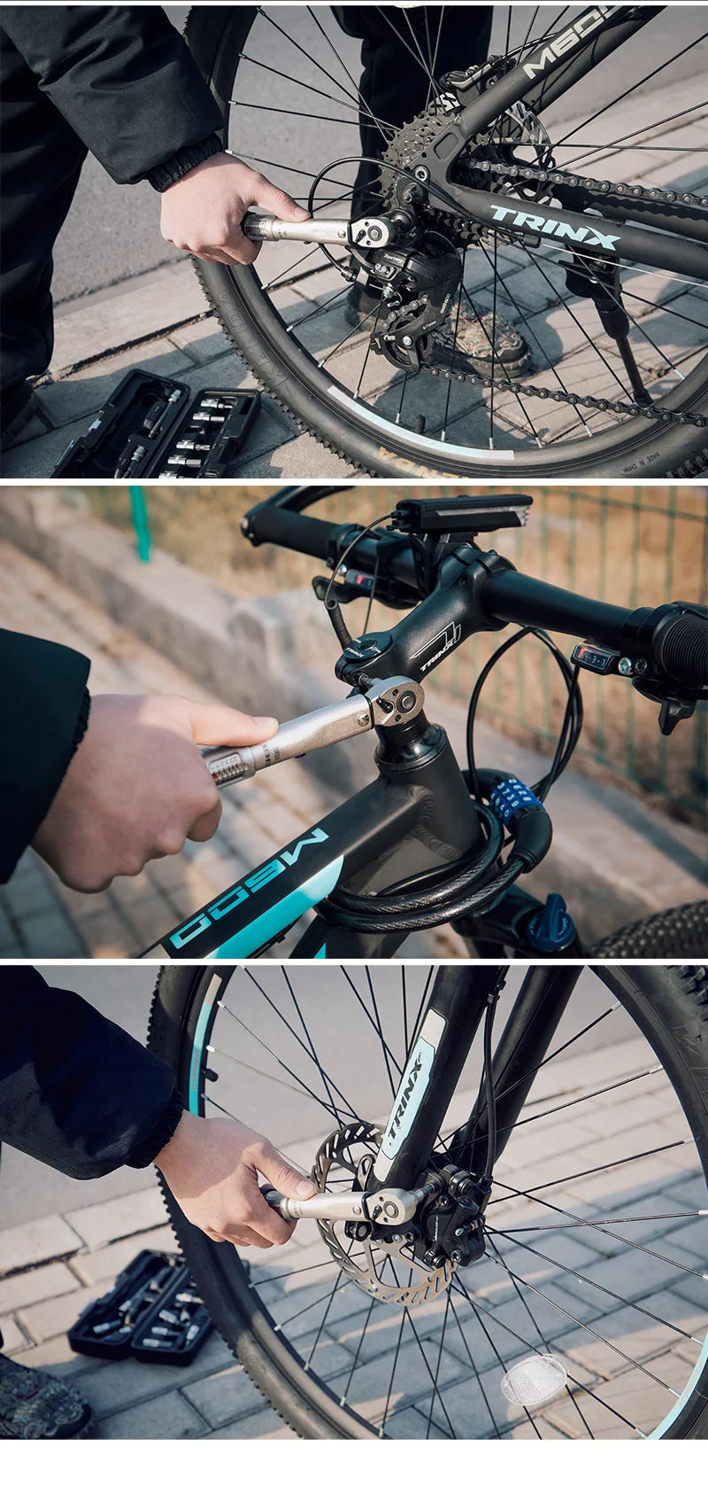 Bikehand Bike Tool Kit Maintenance Bicycle Tool Set Cycling Torque Wrench Groups Repair Tools