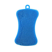 Kitchen Silicone Sponge Dish Washing Scrubber Household Dishes Cleaning Sponge Kitchen Gadgets Brush Accessories