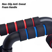 1Pair Portable Muscle Training Fitness Equipment Anti Skid Foam Handle Push Up Support Comfortable Household Fitness Equipment