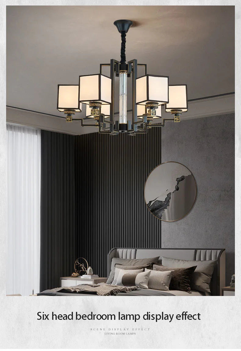 Living Room Light New Dining Room Light Bedroom Light Retro Home Lighting Fixtures Ceiling Chandelier Led Light Decoration Home