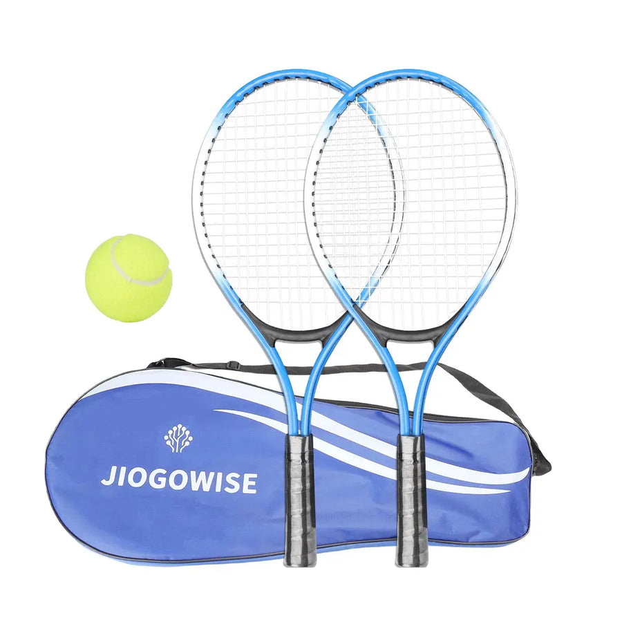 2pcs Tennis Rackets Included Tennis Bag And Tennis Sports Exercise Racquet Set Youth Games Outdoor,Suitable for Beginner