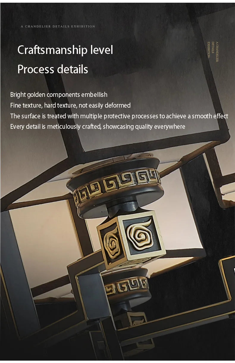 Living Room Light New Dining Room Light Bedroom Light Retro Home Lighting Fixtures Ceiling Chandelier Led Light Decoration Home