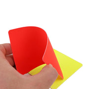Soccer Referee Cards Professional Referee Gear Sports Official Equipment High Visibility Red Yellow Card for Football Basketball