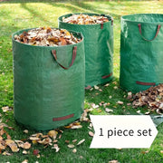 Garden garbage bag heavy-duty with handle, reusable outdoor courtyard garden bag, foldable leaf and garbage recycling bag