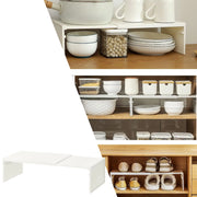 Kitchen cabinet multi-level shelf storage rack Cabinet Shelf Expandable SpaceSaving Stackable Layered Shelf Kitchen storage rack