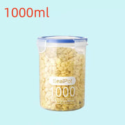 1pc Sealed Storage Box Transparent Kitchen Food Grain Organizer Storage Tank Plastic Large capacity Moisture-proof Sealed Jars