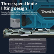 Makita Electric Jigsaw Power Tool Portable And Versatile Household Tools For Straight/Curve/Circular Cuts For Makita Batteries