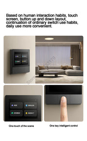 Xiaomi Smart Home Panel 3.23" Touch Screen Switch Central Control Screen Built in Bluetooth Mesh Gateway Works with Mihome App