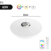 RGB Smart Ceiling Light LED Interior Home Decorative Light Luster Dimming Remote Control WIFI Living Room Ambient Light Party