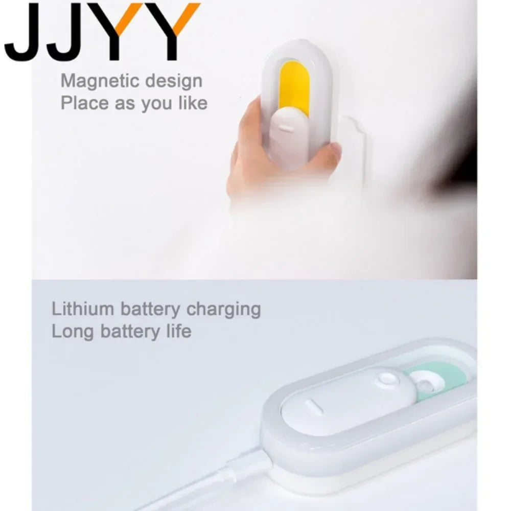 Smart Motion Sensor Night Light USB Rechargeable LED for Bedroom Staircase Corridor Bathroom Home Decor