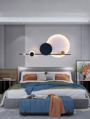 Modern Art Deco LED Wall Lamp 3000K Hotel Hall Foyer Restaurant Lighting Sconce Stairs Aisle Corridor Atmosphere Dropshipping