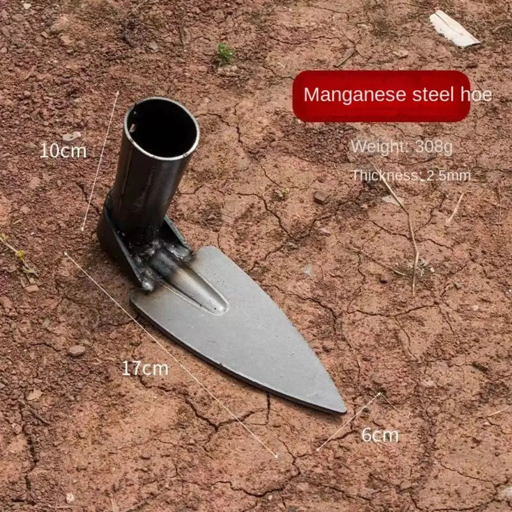 Gardening Tools Manganese Steel Garden Hoe Anti-Rust Manual Weeding Hoe Durable Weeding Removal Tool Garden Yard Farm